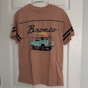 Ford Bronco Tan Short Sleeve Tee
